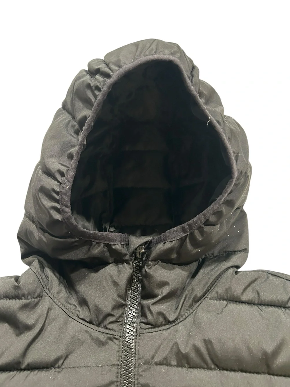 Gap Kids Hooded Puffer Jacket In Dark Blue